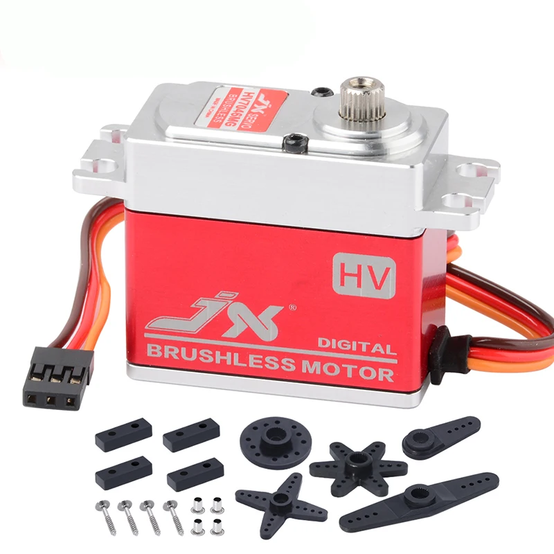 Rc Helicopter Large - JX Servo BLS-HV7032/7046MG Borstelloze Motor Grote