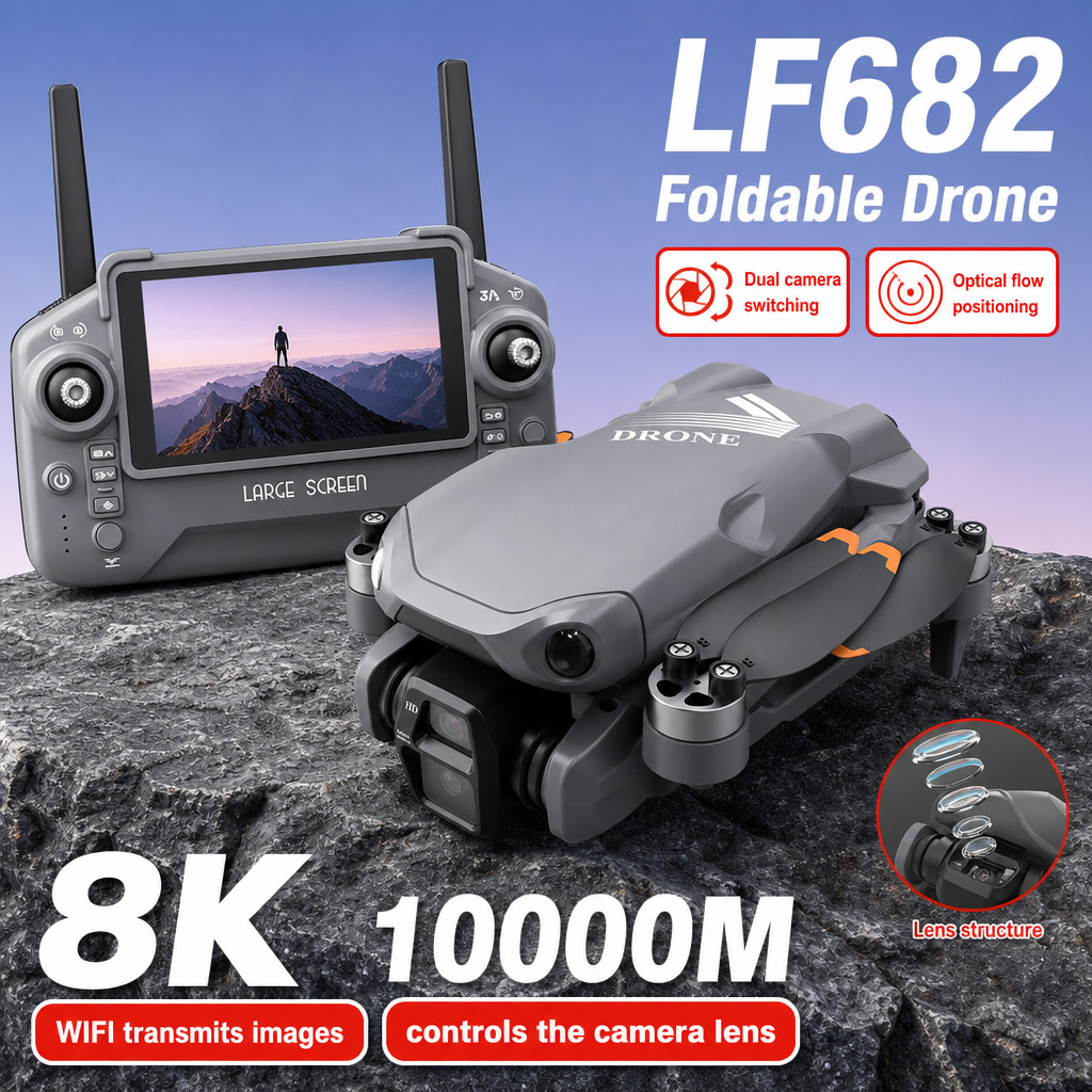 Rc Helicopter Charger - Luchtfoto LF682 Drone 8K HD Dubbele