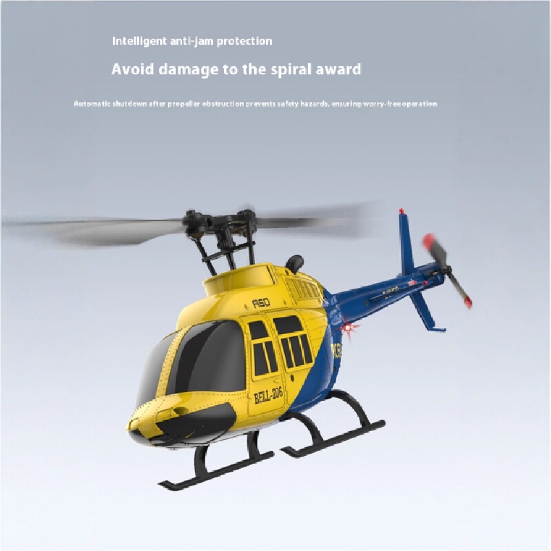 Rc Helicopter Single Rotor - A60 1/42 Schaal Vier-Kanaals Single-Rotor Geen