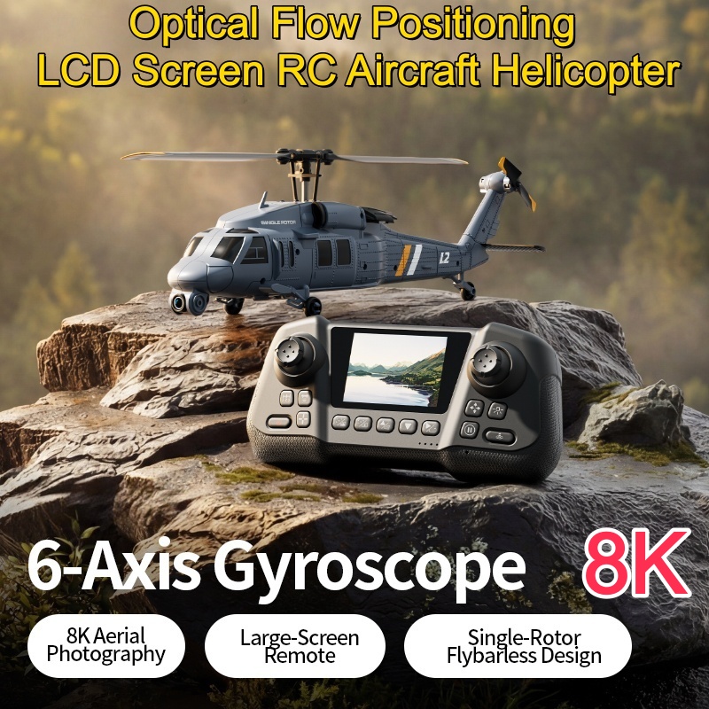 Rc Helicopter Gyro - 8K Flybarless Optische Flow Hover LCD
