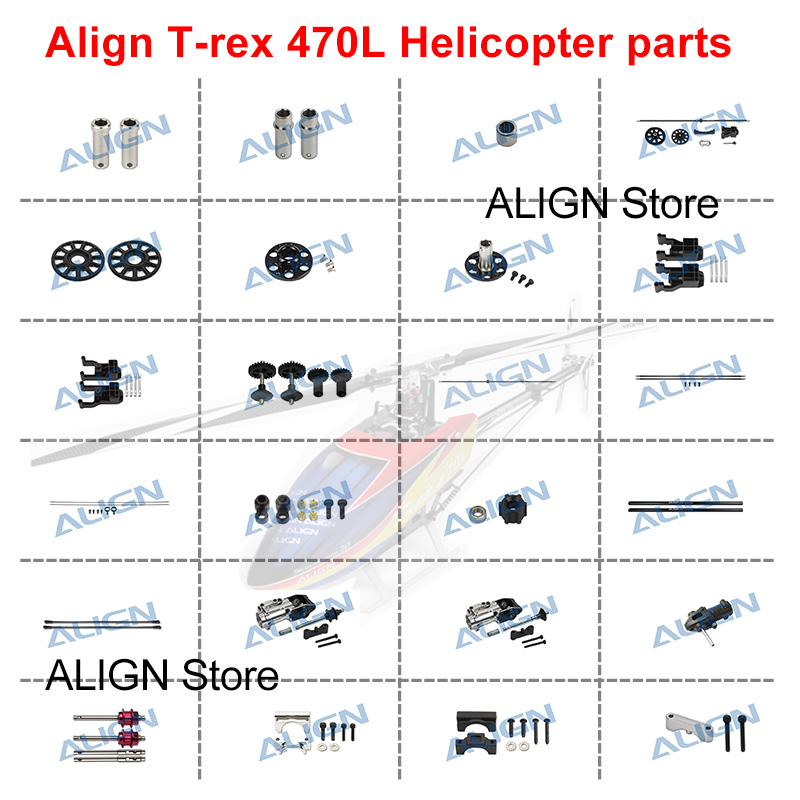 Rc Helicopter Bag - Align Trex 470L Autorotation Tail Drive