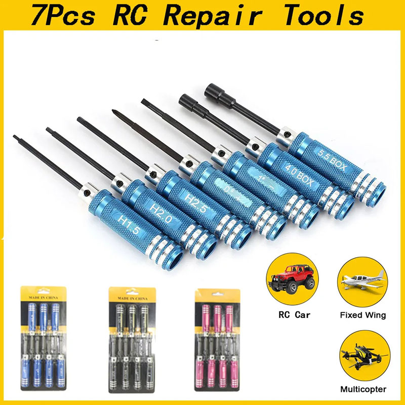 7-delige 1.5 2.0 2.5mm RC Hex  - Rc Helicopter Tool Kit recensie en prijs