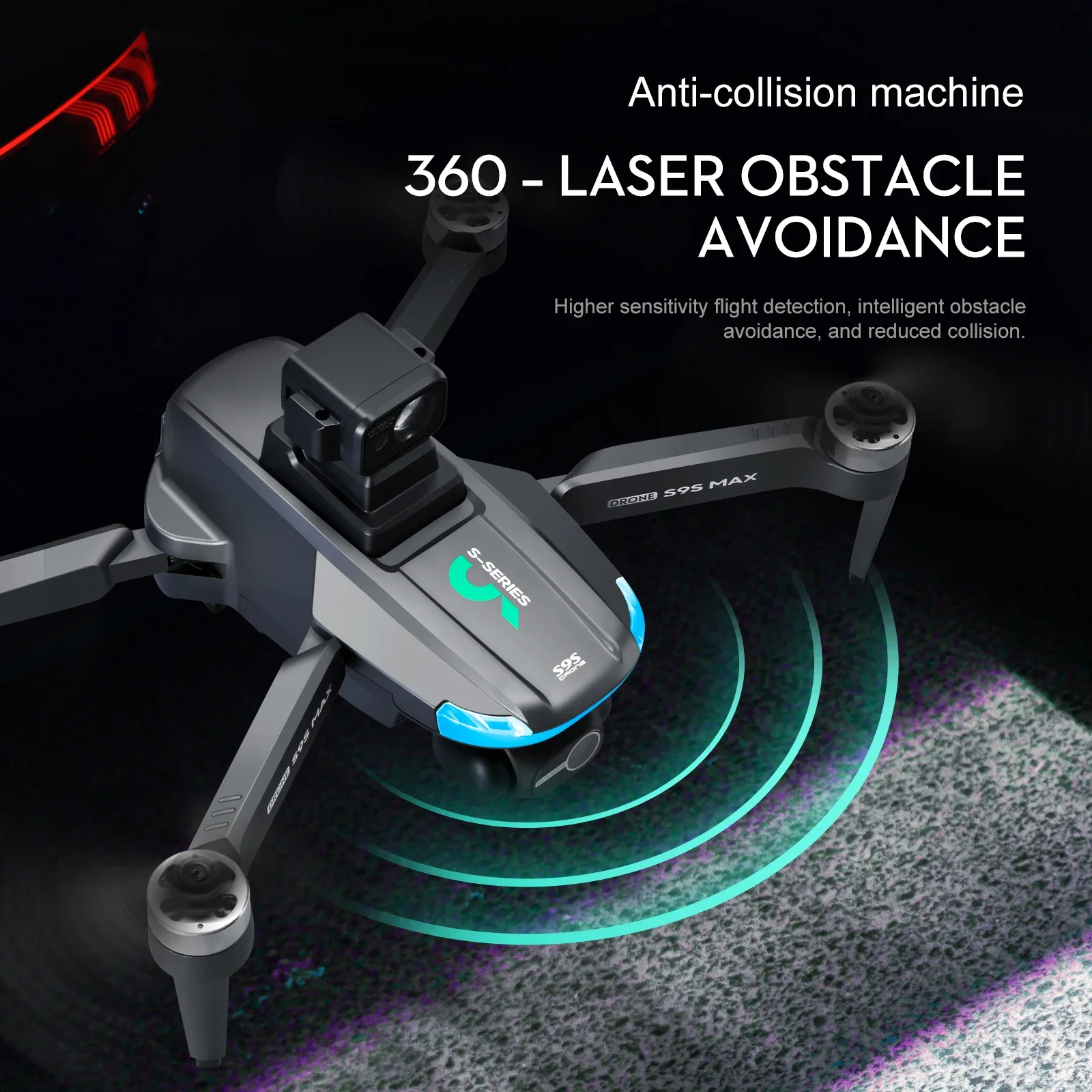 NIEUWE S9S MAX MINI Drone 4K 2 - Rc Helicopter Case recensie en prijs