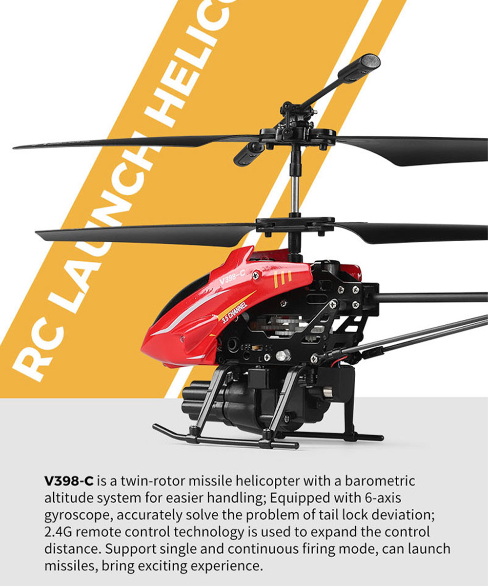 Wltoys RC Helicopter V398-C Vl - Rc Helicopter Gyro recensie en prijs