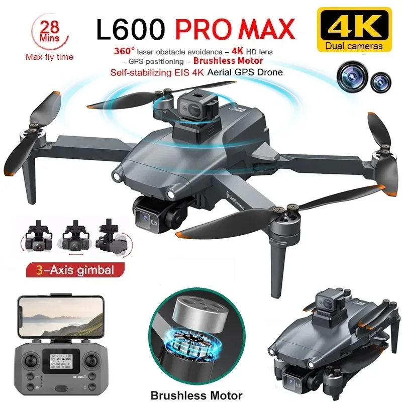 L600 PRO MAX GPS Drone Profess - Rc Helicopter Case recensie en prijs