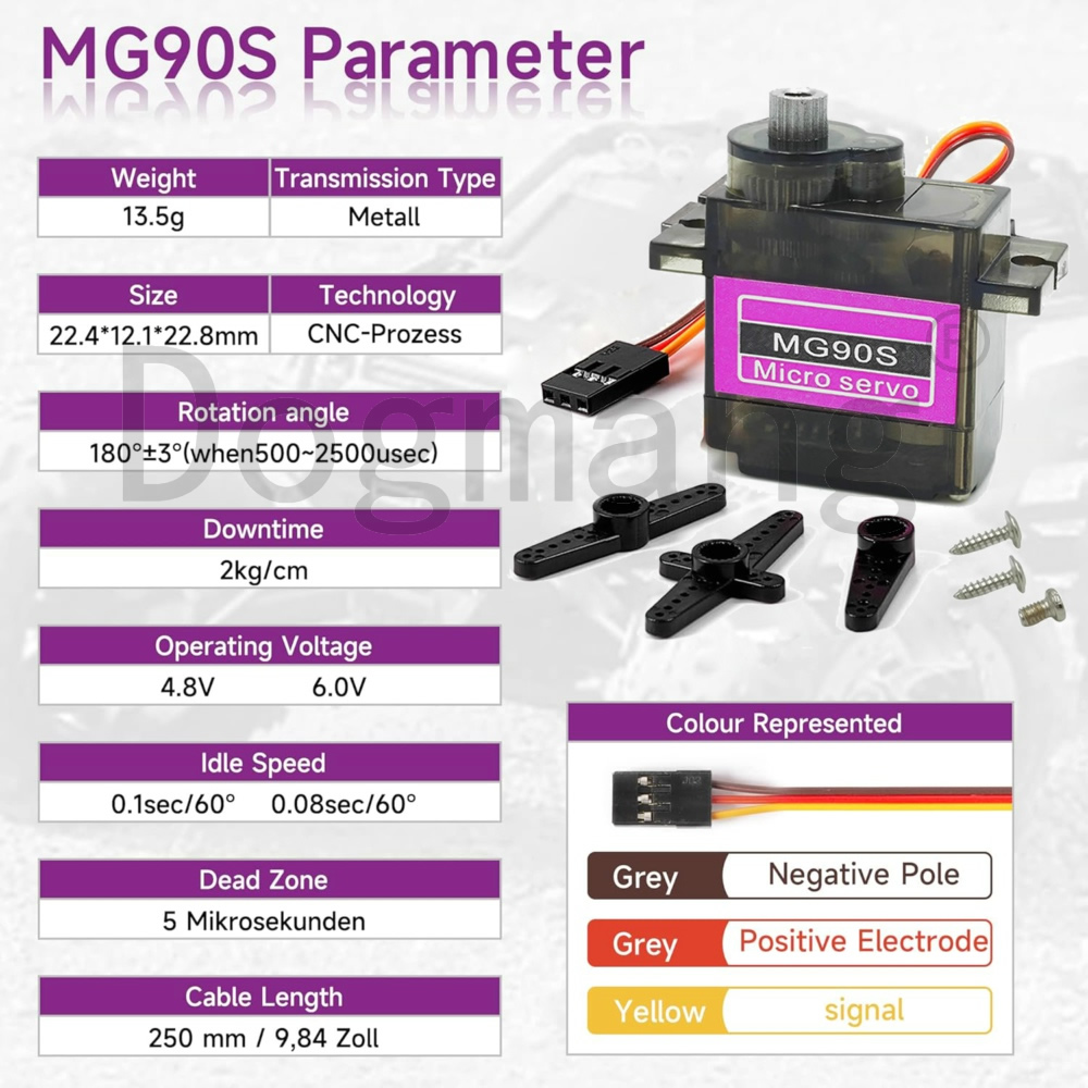 MG90S Servo 1/2/4/10/20/50 Stu - Rc Helicopter Remote Control recensie en prijs