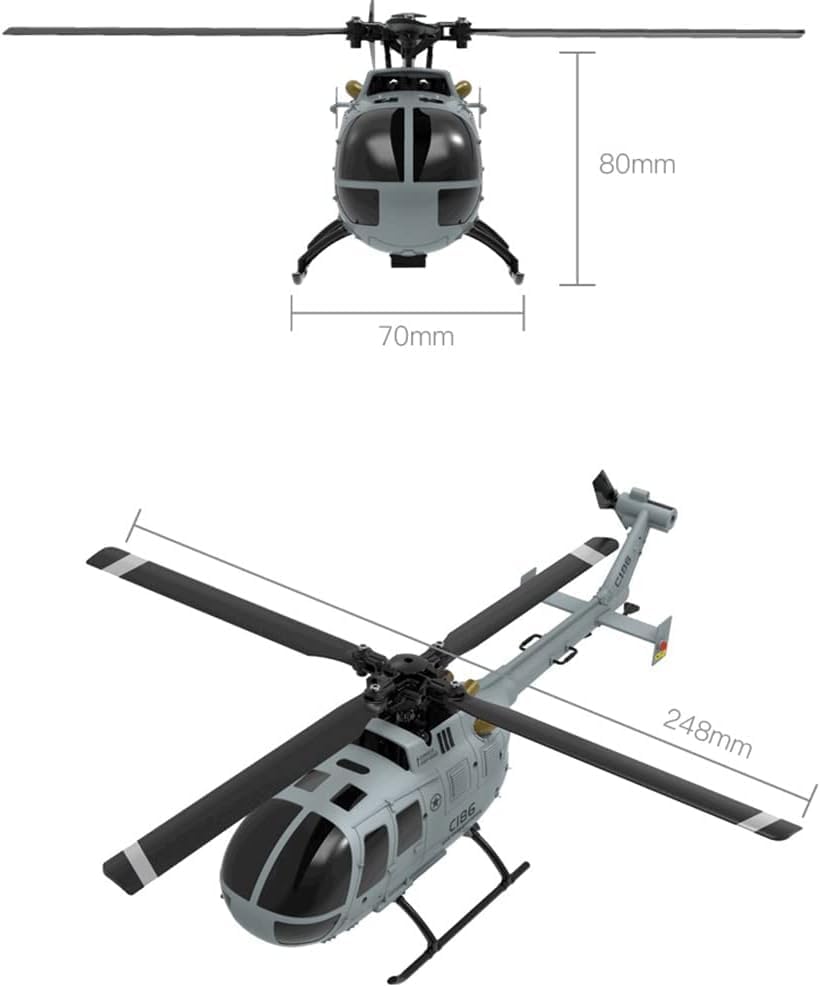 C186 RC Helikopter voor Volwas - Rc Helicopter Single Rotor recensie en prijs